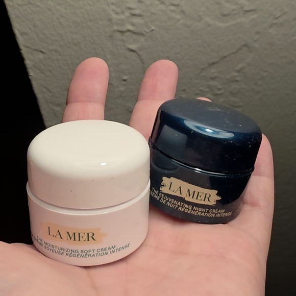 La Mer moisturizing soft cream and night cream duo .25 / 7 mL NIB